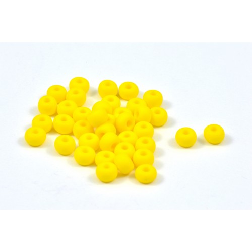SEED BEAD NO. 6 OPAQUE YELLOW